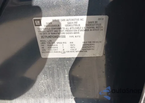 2010 GMC Terrain Slt-2 from USA, damaged, VIN 2CTFLHEY2A6241330